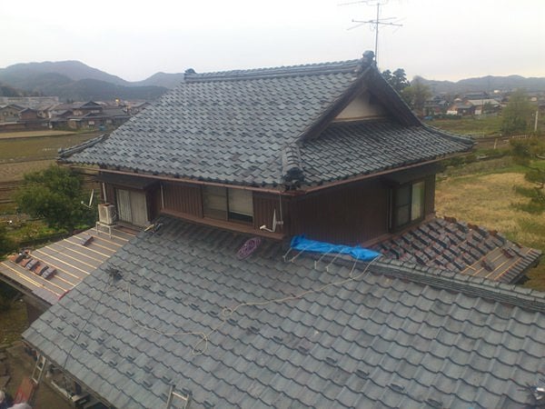 屋根工事前